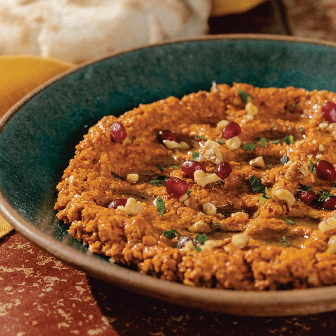 Muhammara Roasted Red Pepper-Walnut Spread – Burlap & Barrel