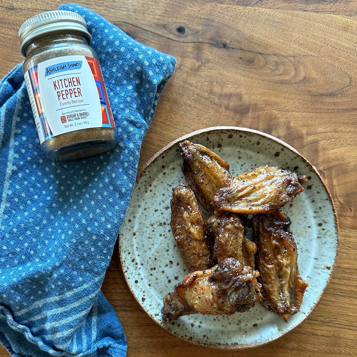 Kitchen Pepper Wings – Burlap & Barrel