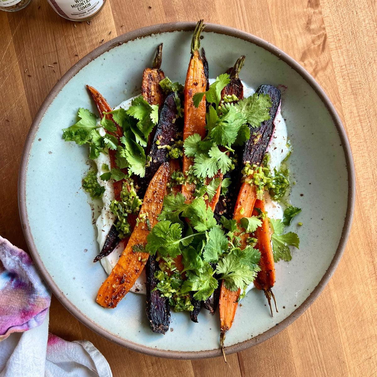 Roasted Carrots with Labneh and Herbs – Burlap & Barrel