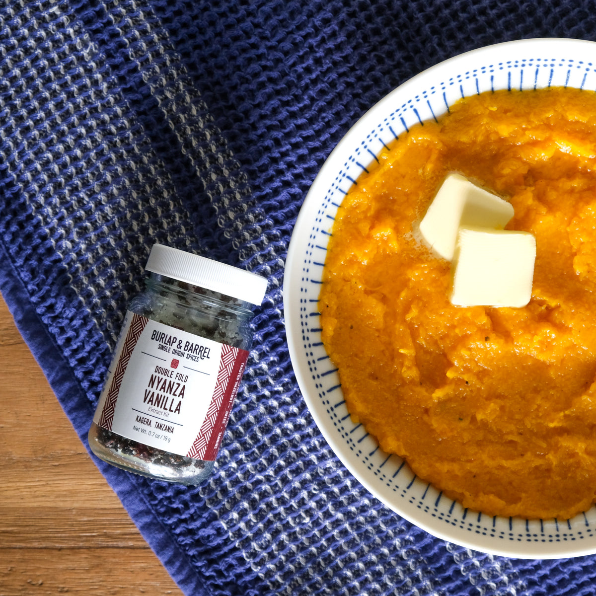 Vanilla Sugar / Vanilla Salt and Butternut Squash with Vanilla Essence