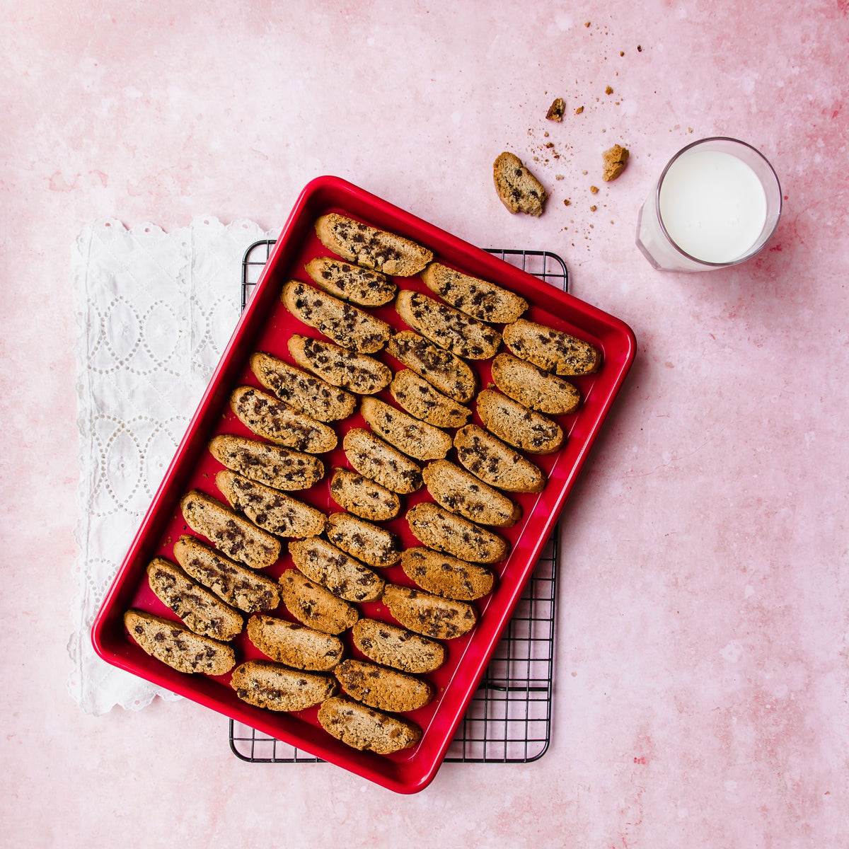 Mini Chocolate Chip & Cinnamon Biscotti – Burlap & Barrel