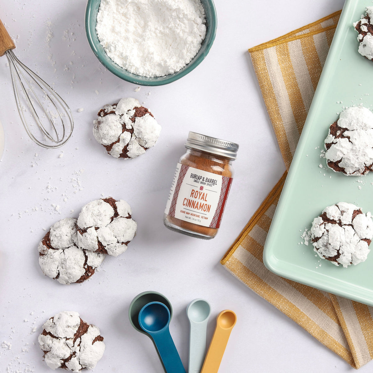 Chocolate Cinnamon Snowcaps – Burlap & Barrel