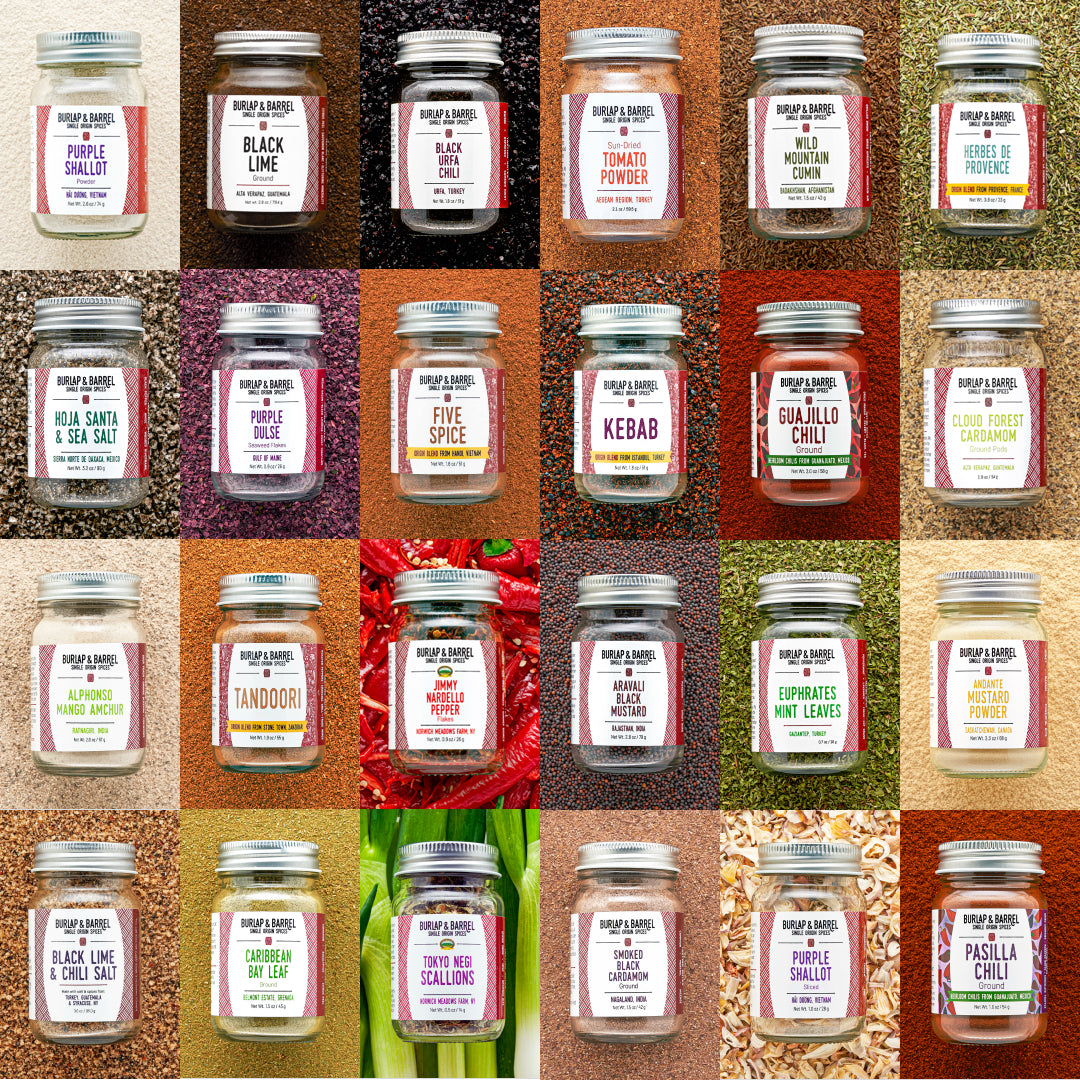 24-spice Chef's Collection from Burlap & Barrel