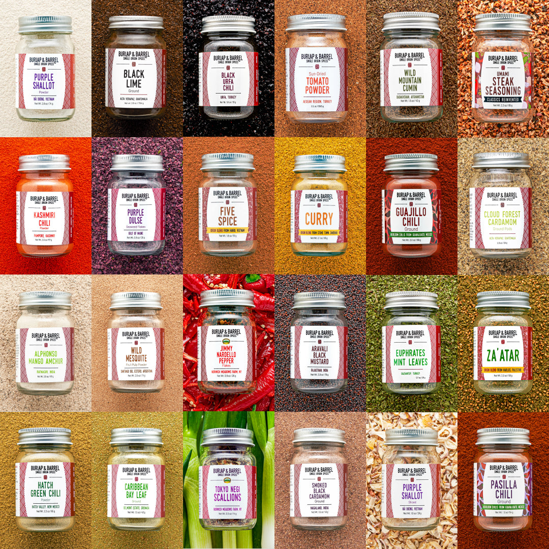 24 spice Chef's Collection from Burlap & Barrel