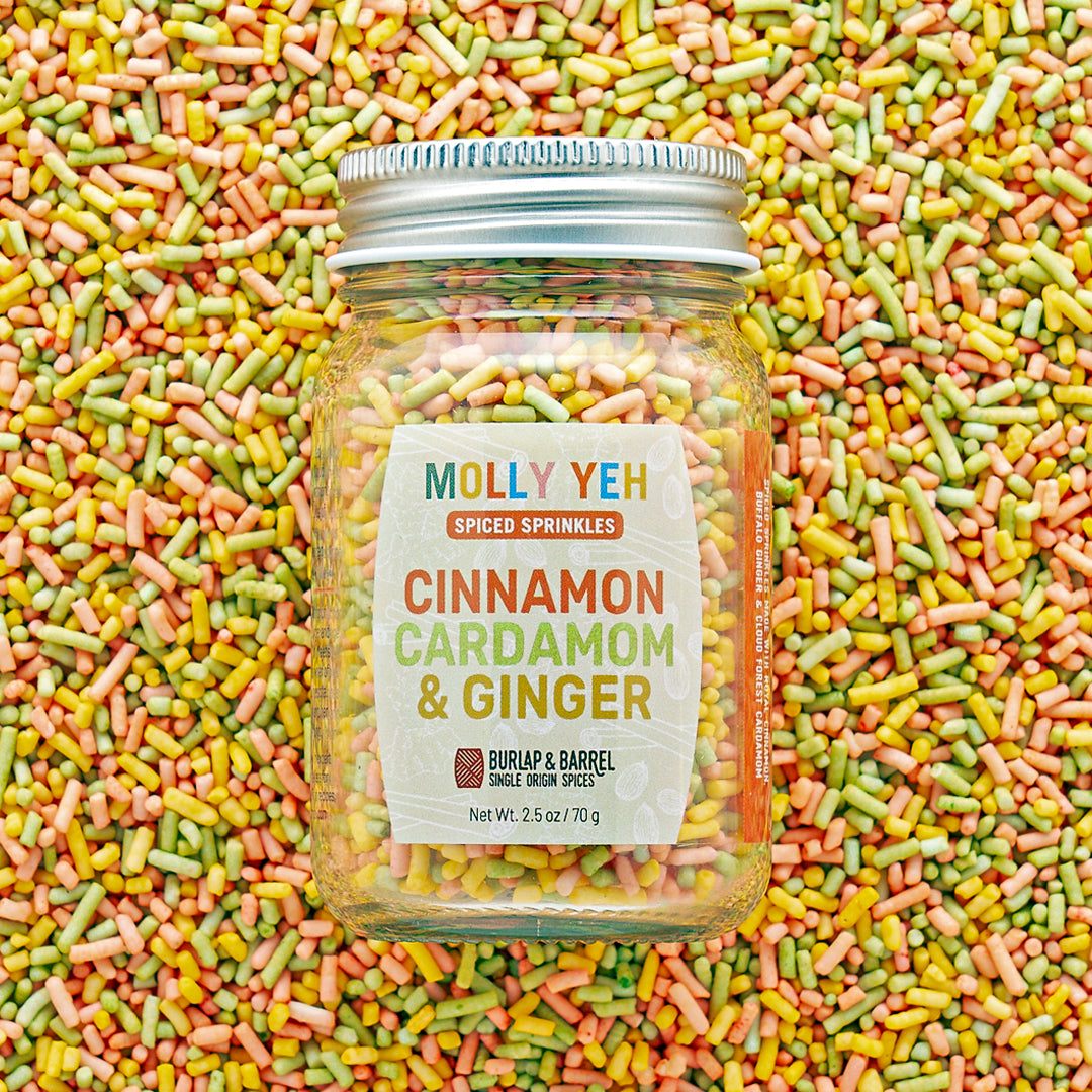 Cinnamon, Cardamom, Ginger Spiced Sprinkles with Molly Yeh & Burlap & Barrel