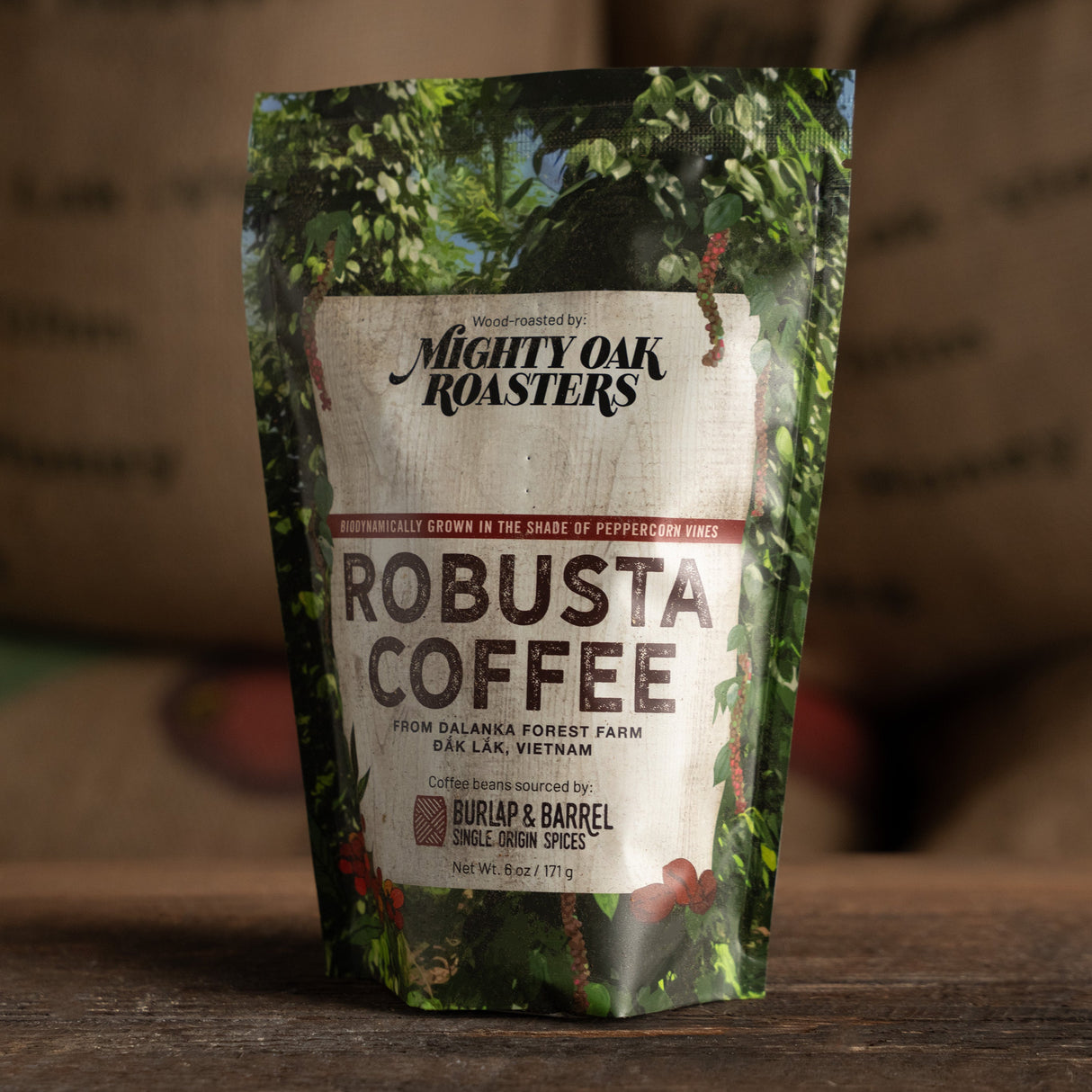 Robusta Wood-Roasted Coffee