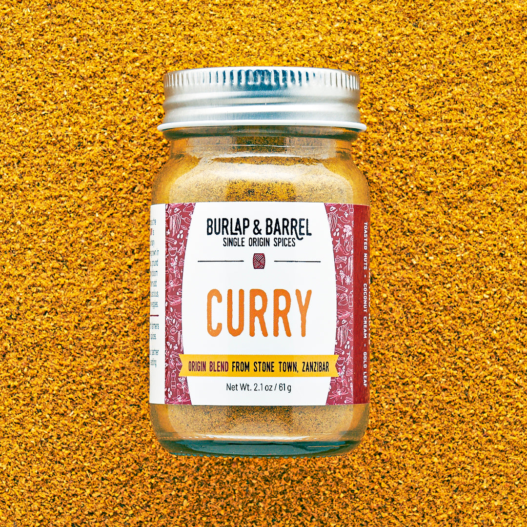 2.1 oz jar of Curry Powder from Burlap & Barrel