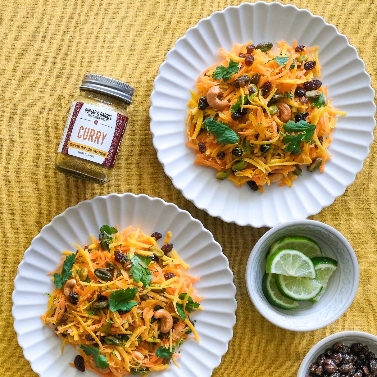 Carrot Salad with Curry- Burlap & Barrel