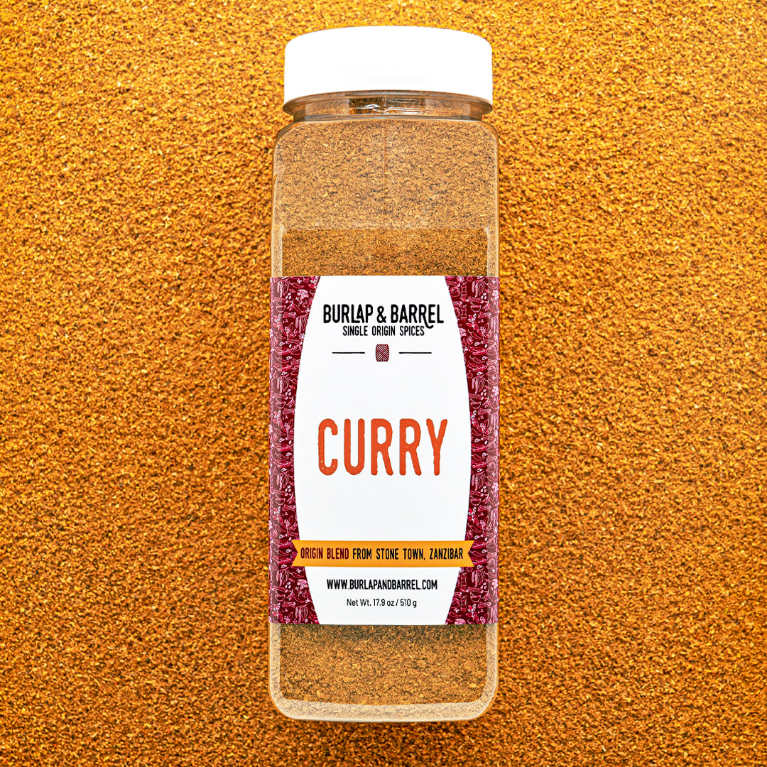 17.9oz container of Curry Powder from Burlap & Barrel