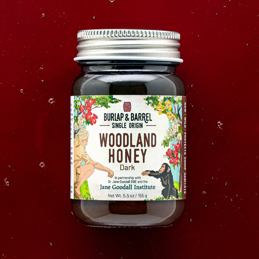 5.5 oz Dark Woodland Honey from Burlap & Barrel