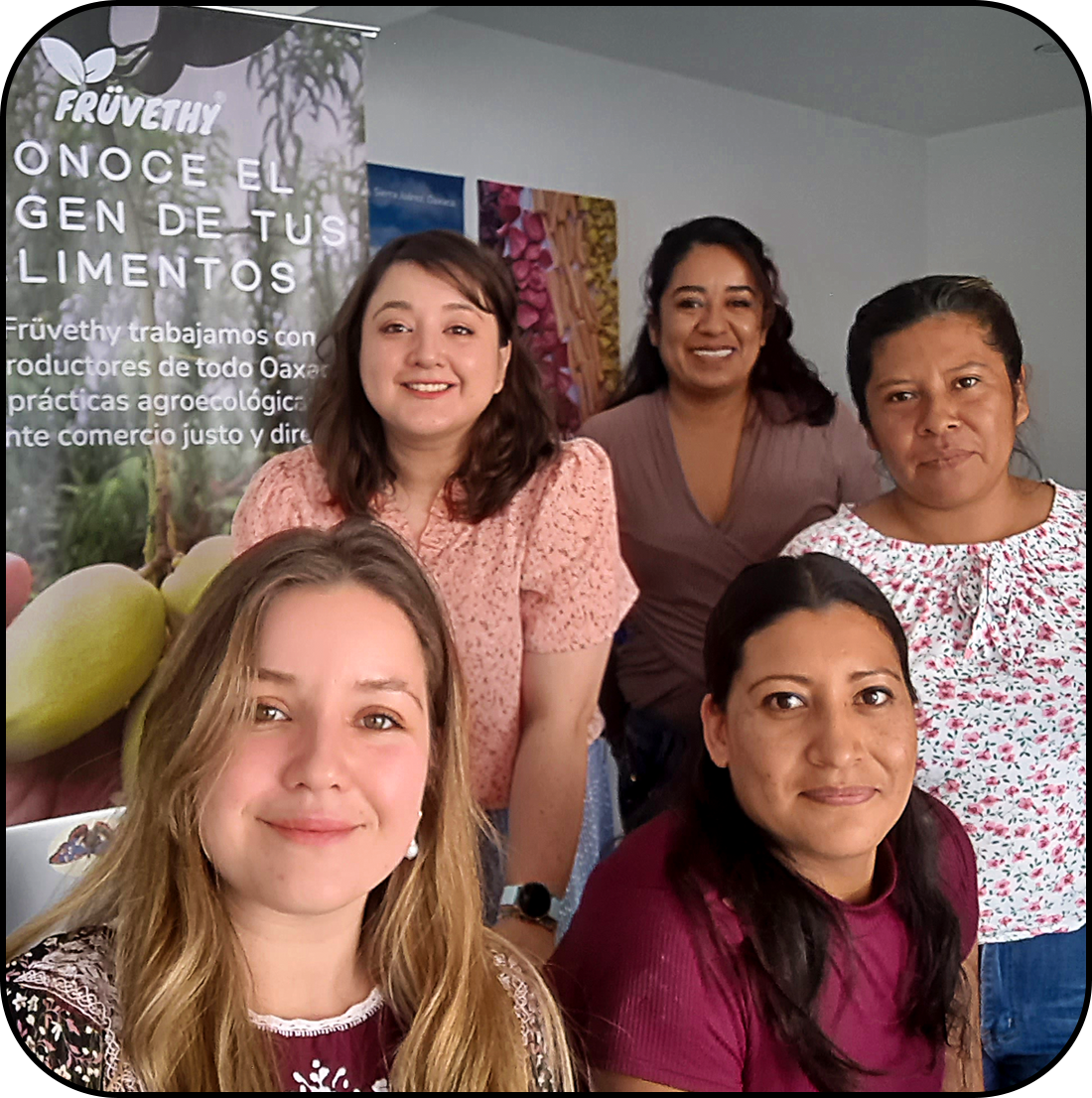 Five women in Oaxaca Mexico who helped create the Herbs & Garlic blend from Burlap & Barrel