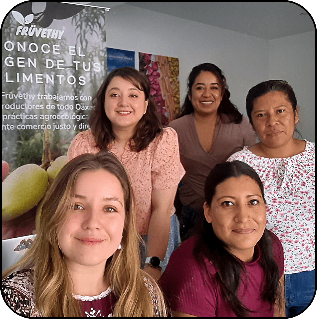 Five women in Oaxaca Mexico who helped create the Herbs & Garlic blend from Burlap & Barrel