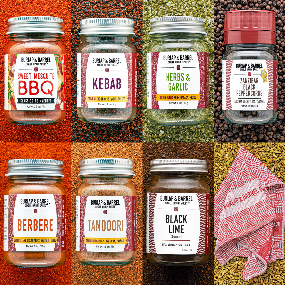 7 spice Grilling Collection from Burlap & Barrel