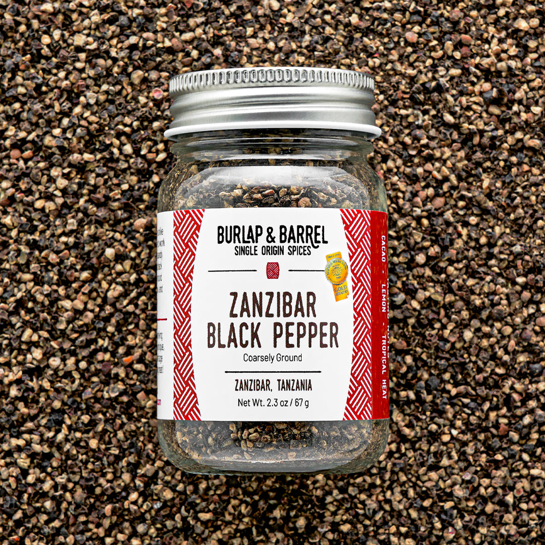 Ground Zanzibar Black Pepper from Burlap & Barrel
