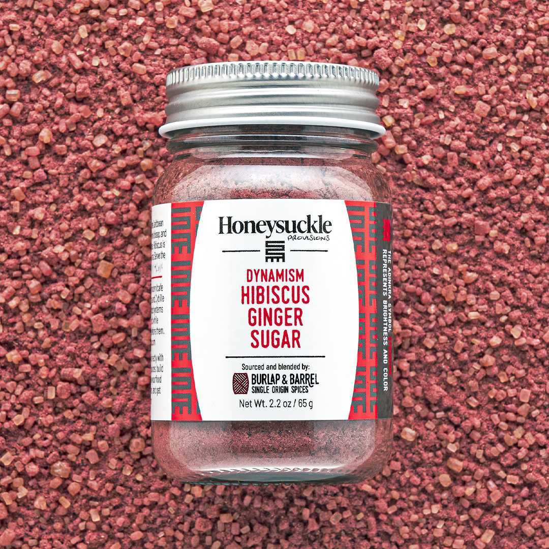 Dynamism Hibiscus Ginger Sugar Burlap & Barrel