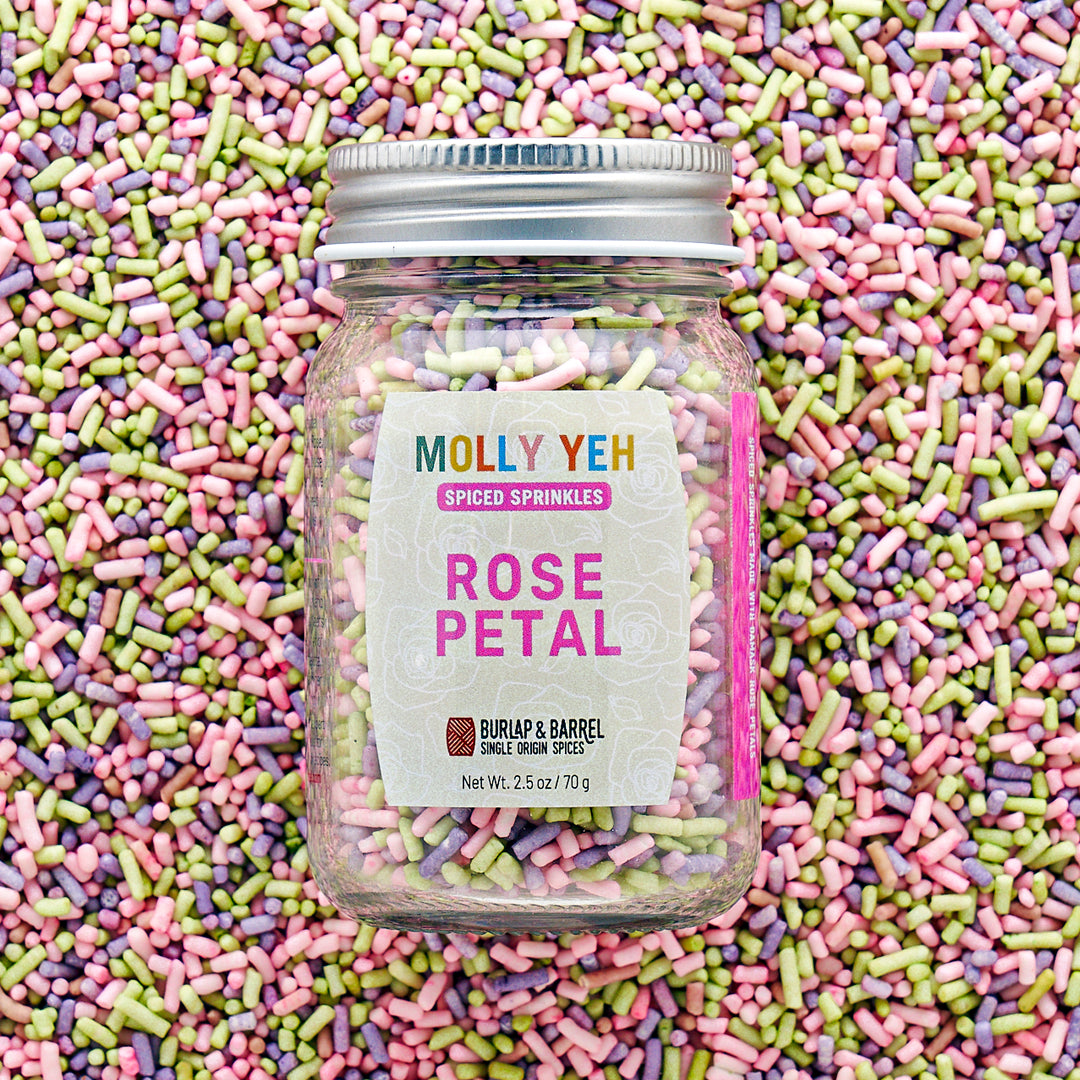 Rose Petal Spiced Sprinkles with Molly Yeh & Burlap & Barrel