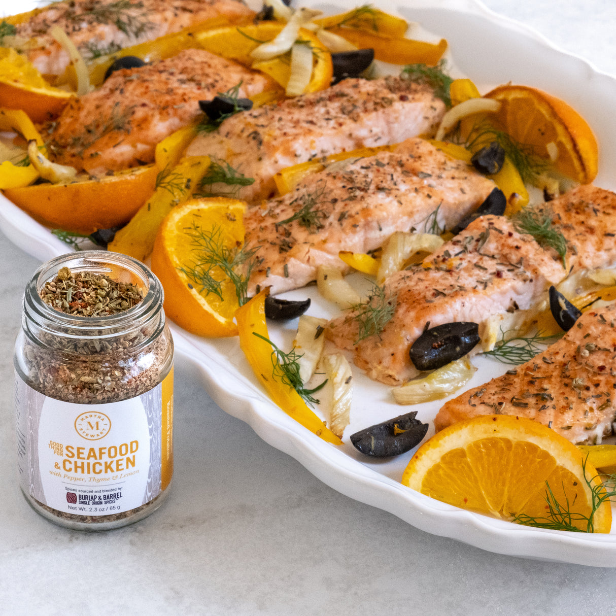 Seafood & Chicken Spice Blend made by Martha Stewart and Burlap & Barrel