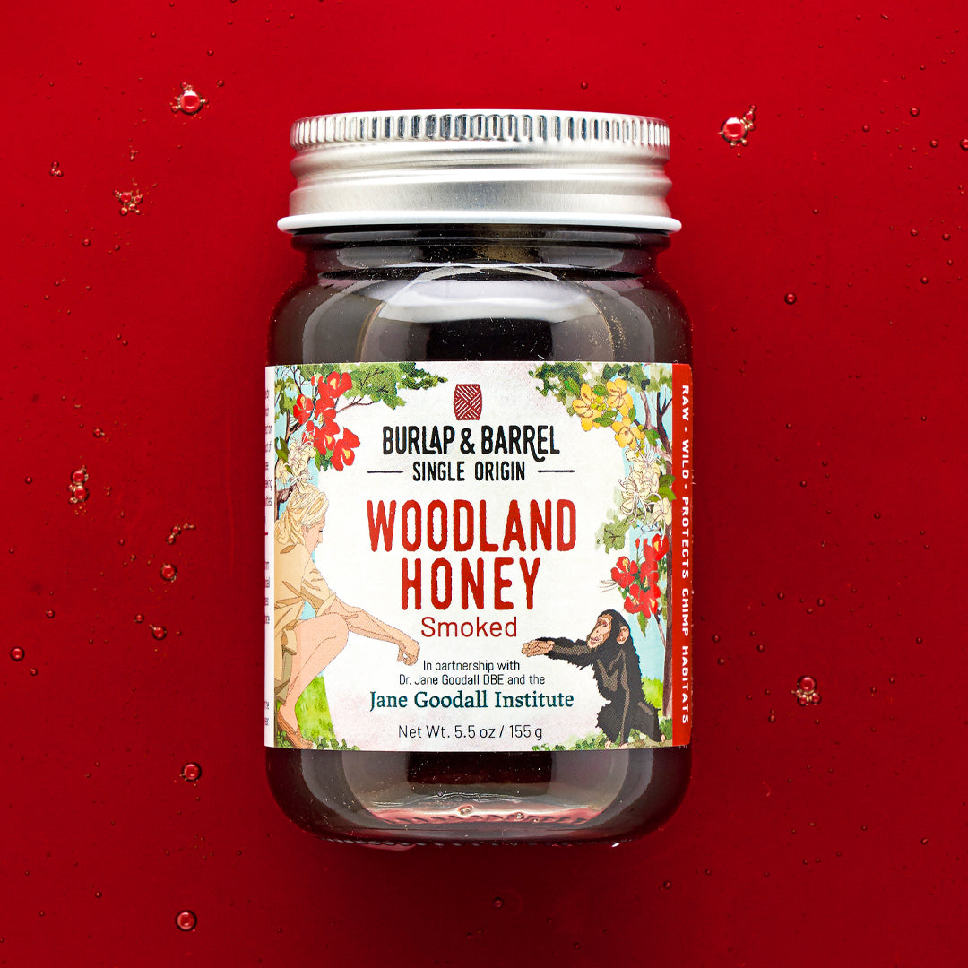 5.5 oz Smoked Woodland Honey from Burlap & Barrel