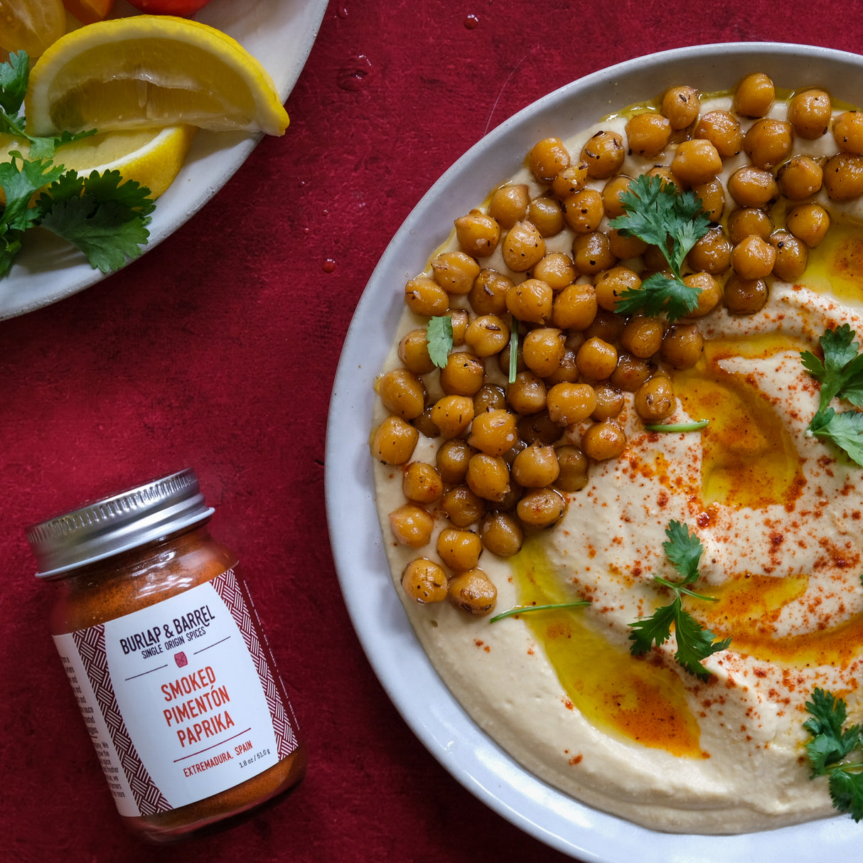 Smoked Pimenton Paprika with hummus
