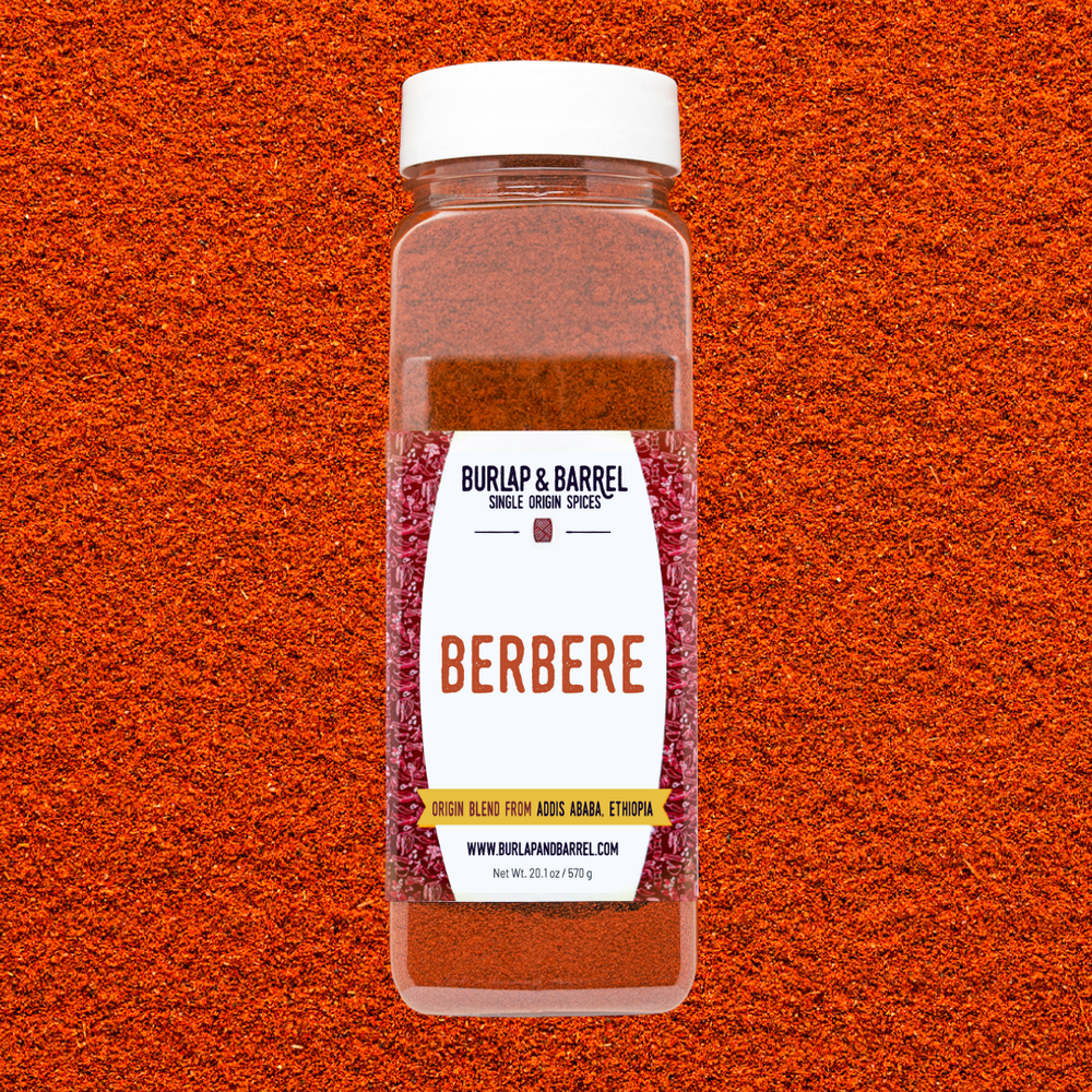 foodservice container of berbere from Burlap & Barrel