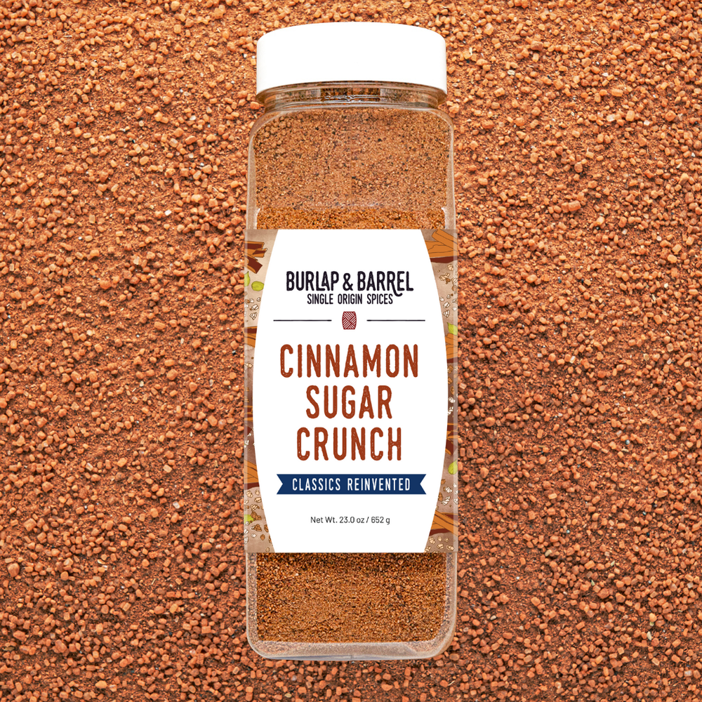 Container of Cinnamon Sugar Crunch from Burlap & Barrel