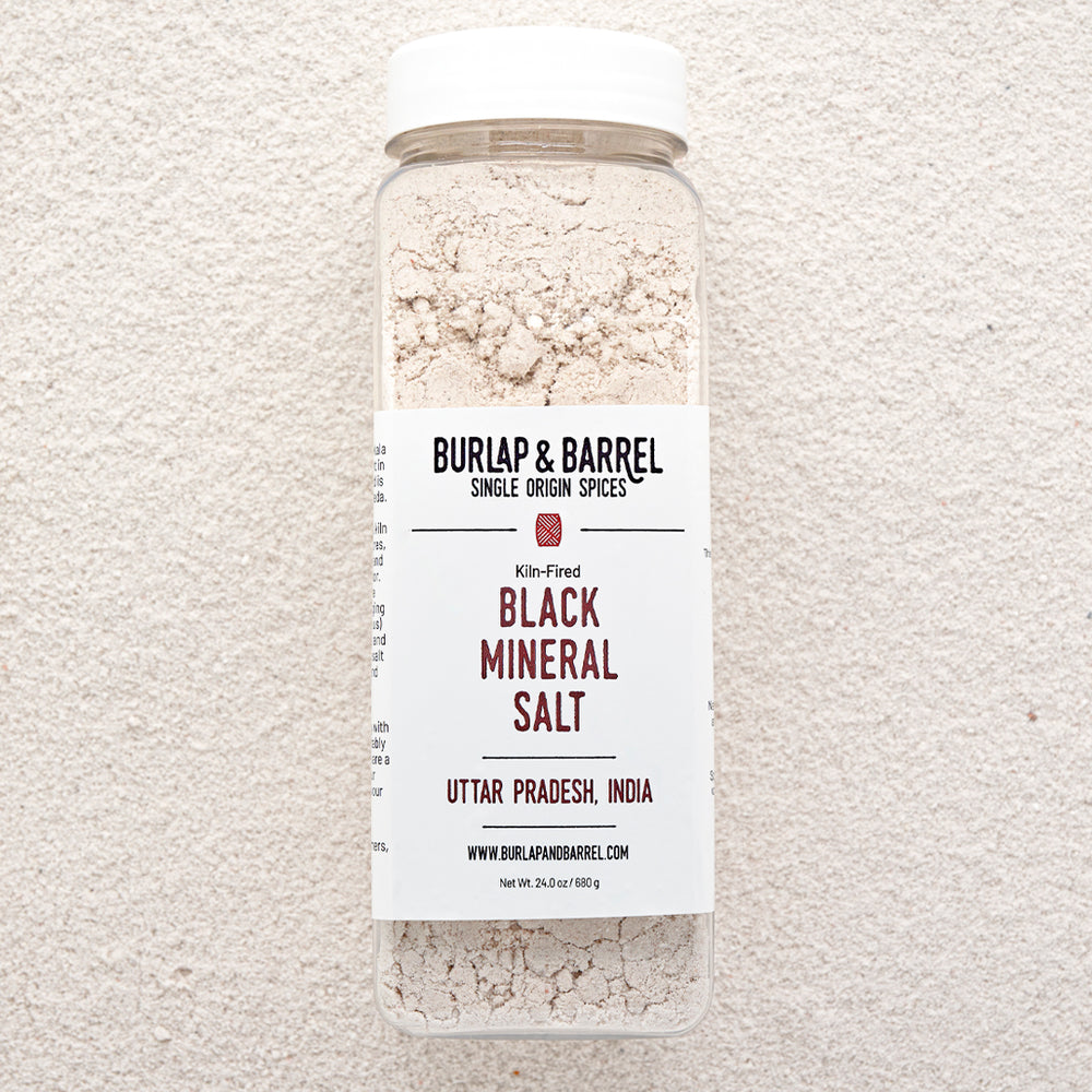 Black Mineral Salt - Burlap & Barrel