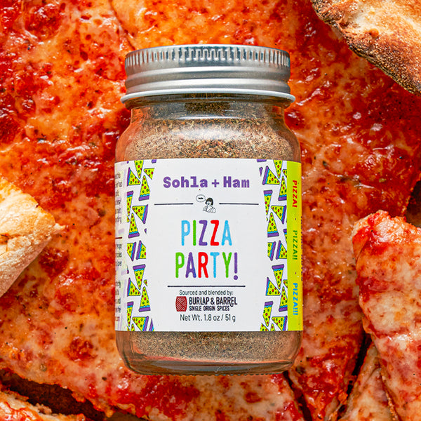 Pizza Party! - 1.8 oz glass jar