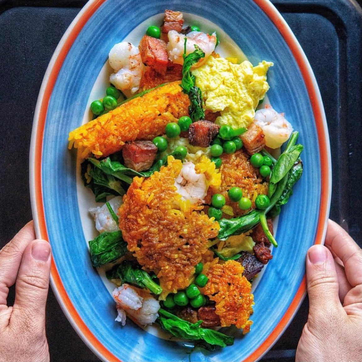 Saffron Fried Rice with Bacon and Shrimp – Burlap & Barrel