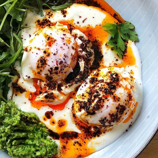 Çilbir-Inspired Eggs