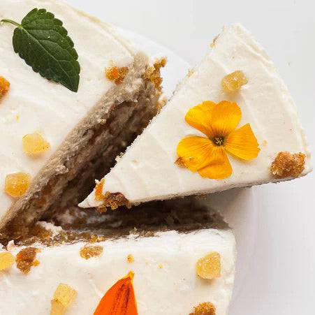 Carrot Layer Cake with Ginger Cream Cheese Mousse