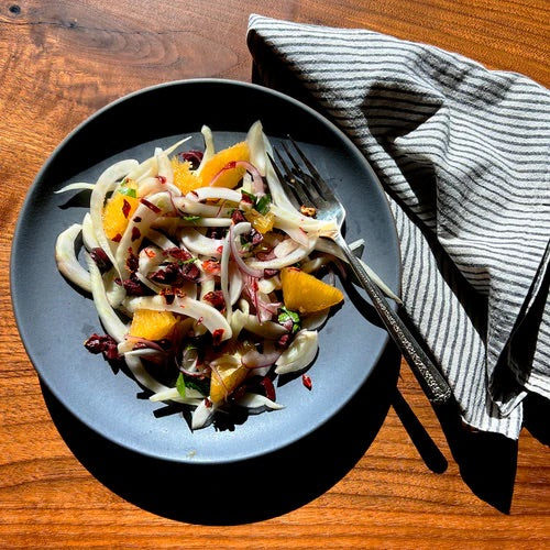 Fennel, Orange & Olive Salad