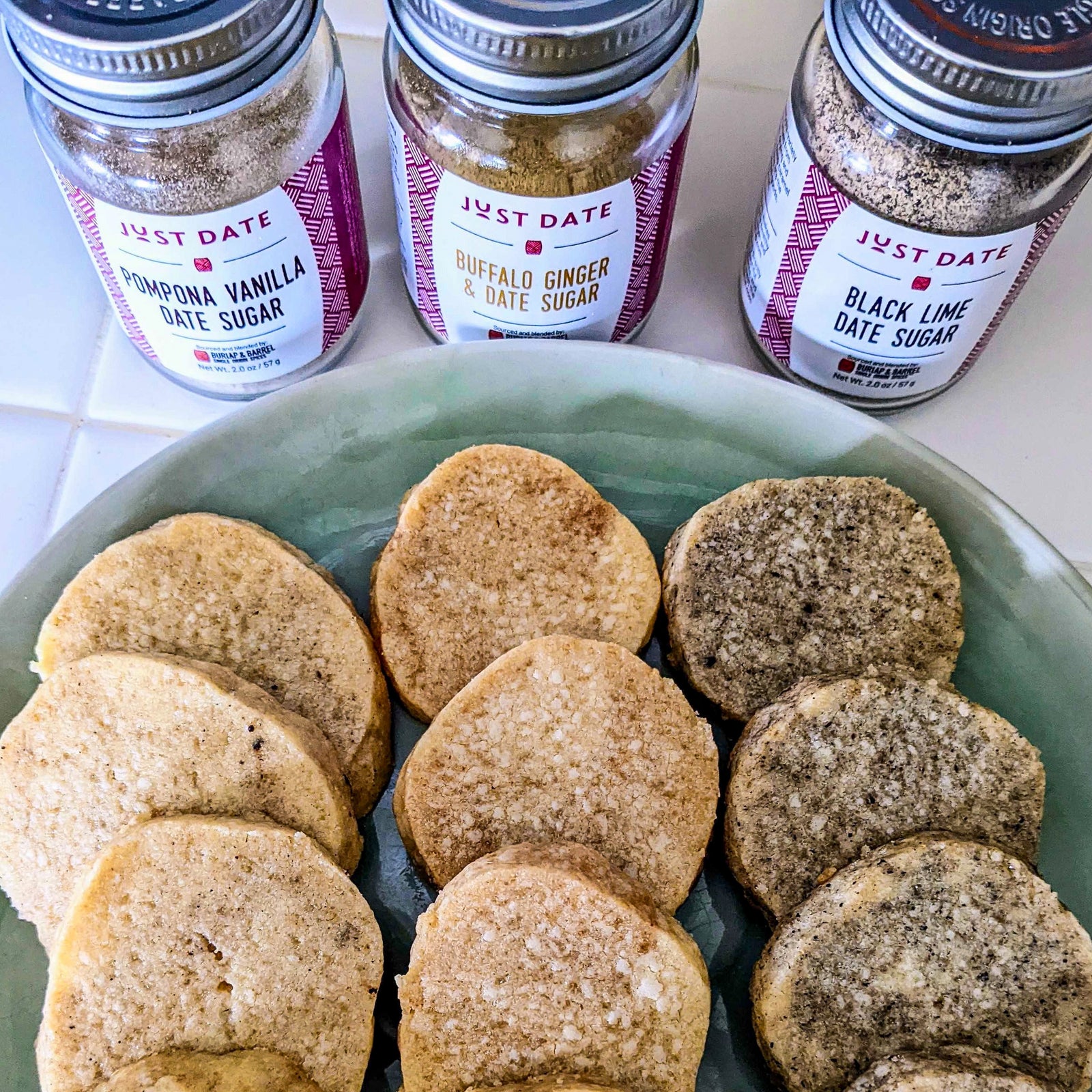 Date Sugar Shortbread