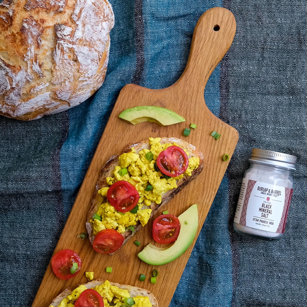 Simple Spiced Tofu Scramble