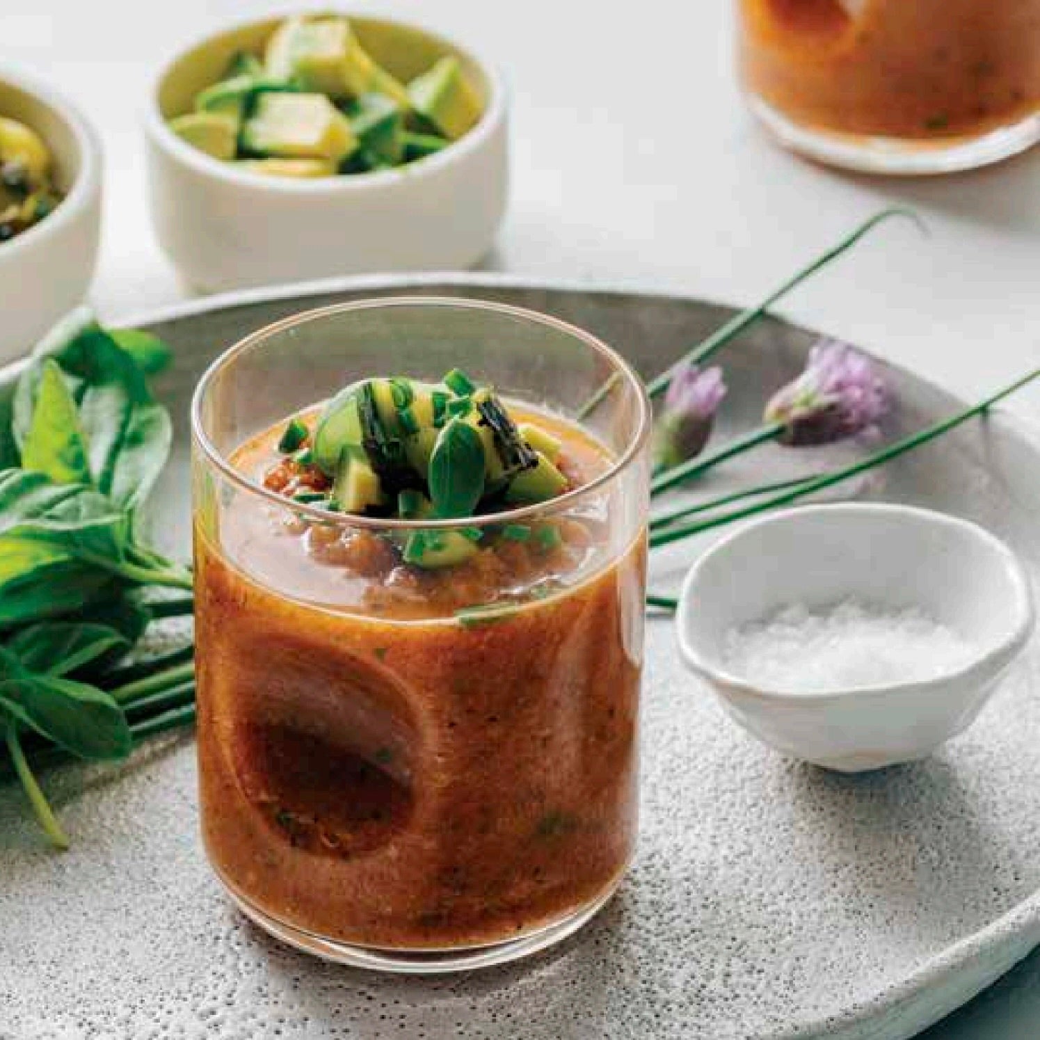 Charred Cucumber Gazpacho