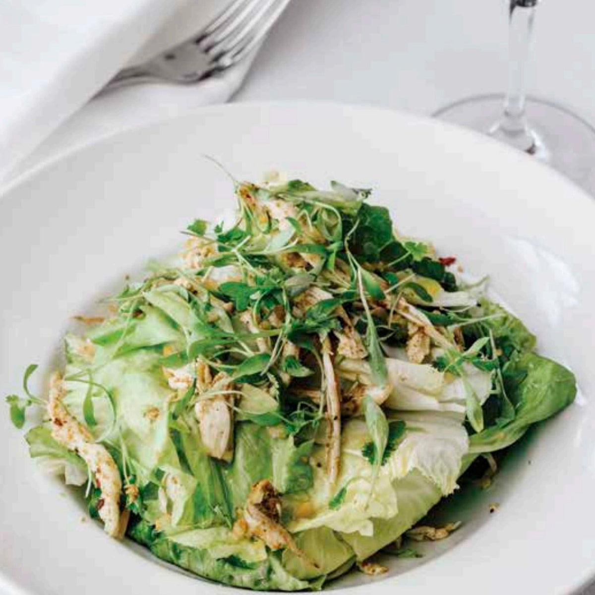 Chicken Salad with Indian Spices Burlap & Barrel