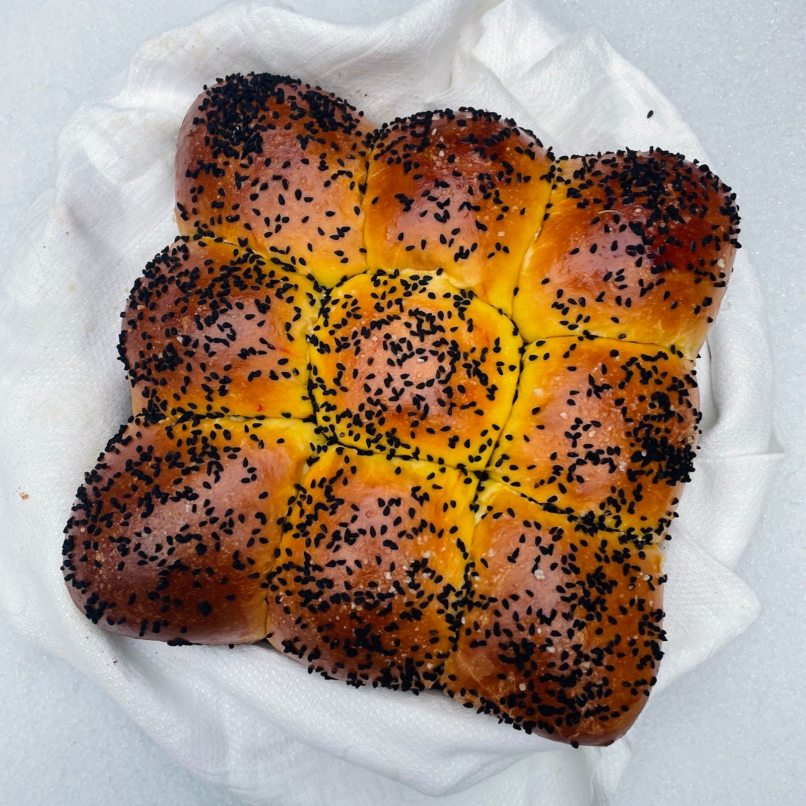 Saffron & Nigella Seed Rolls