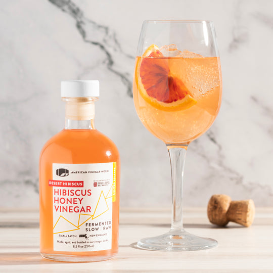 Honey Hibiscus Spritz
