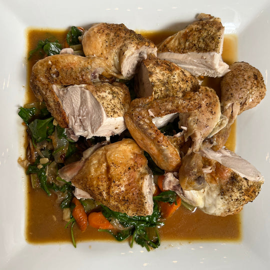 Spatchcock Chicken with Vegetables