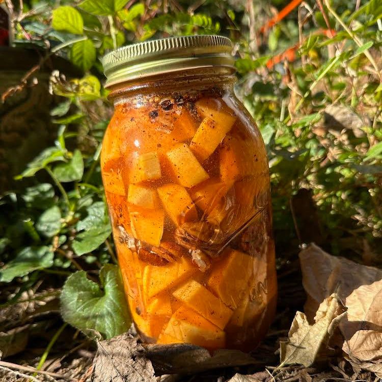 Squash and Apple Fermented Chutney with Pickling Blend