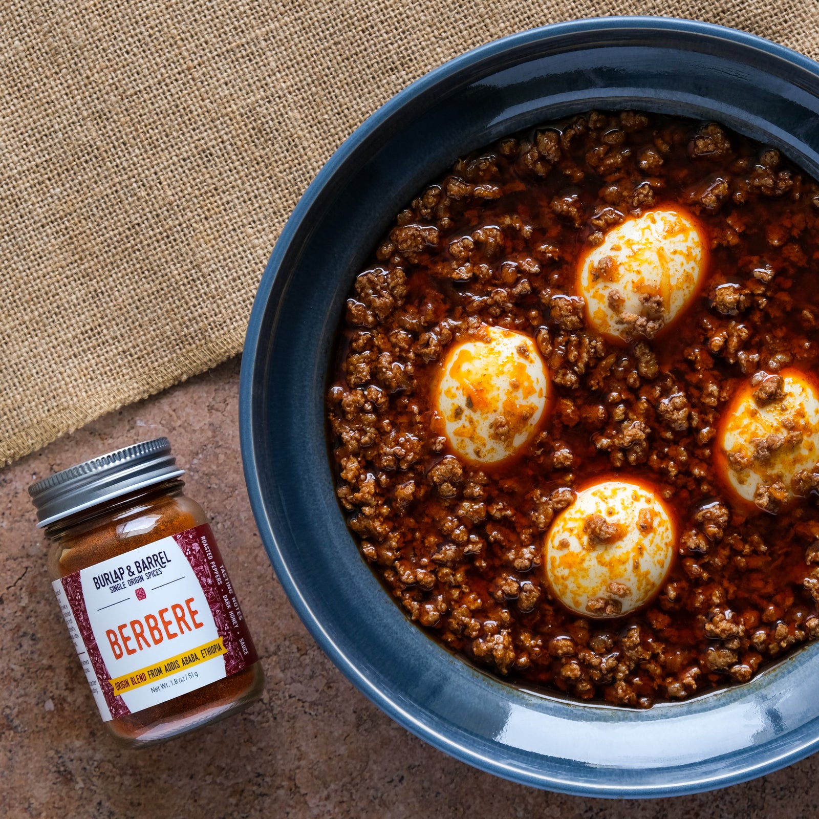 Menchet Abesh (Ground Meat with Eggs)