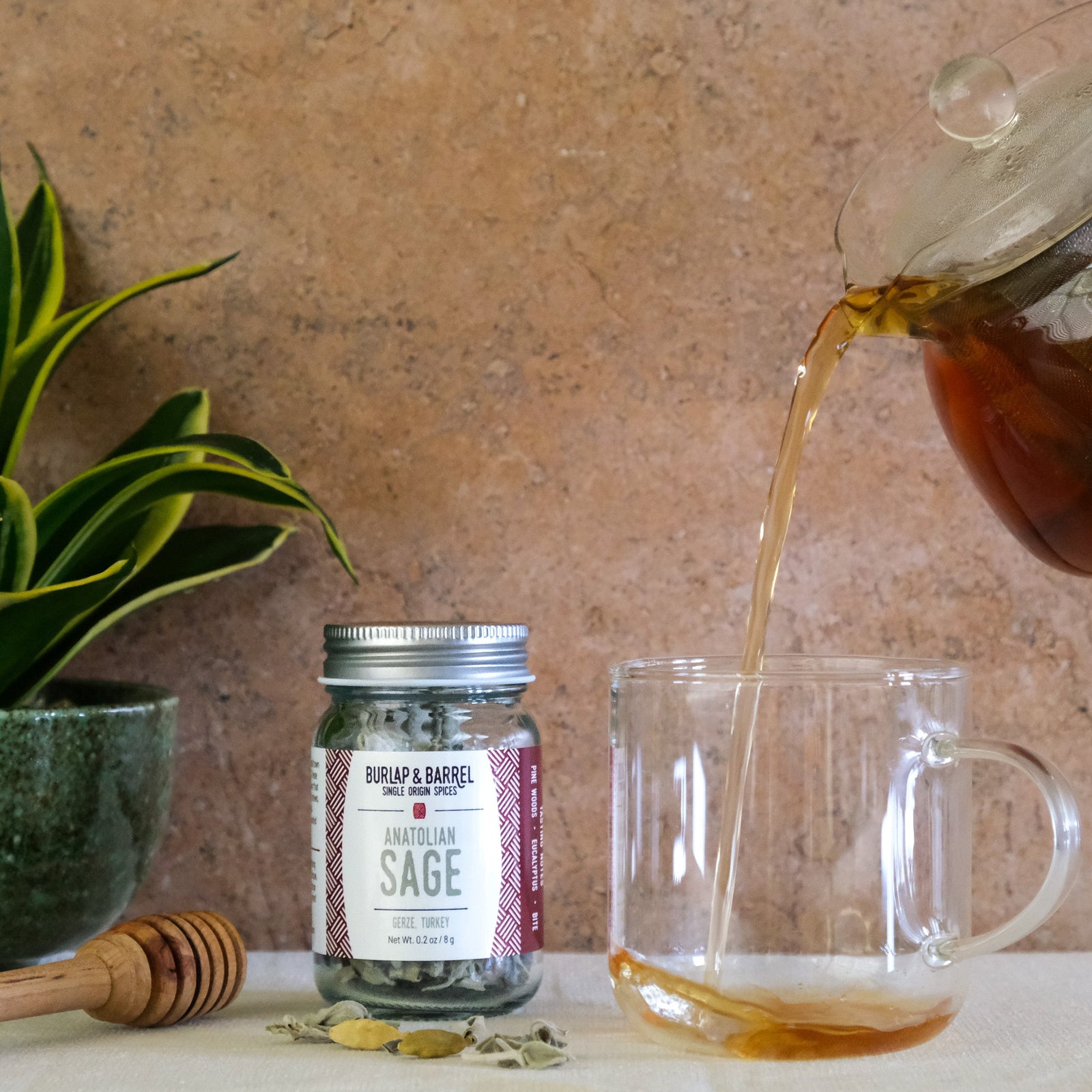 Black Tea with Sage & Cardamom