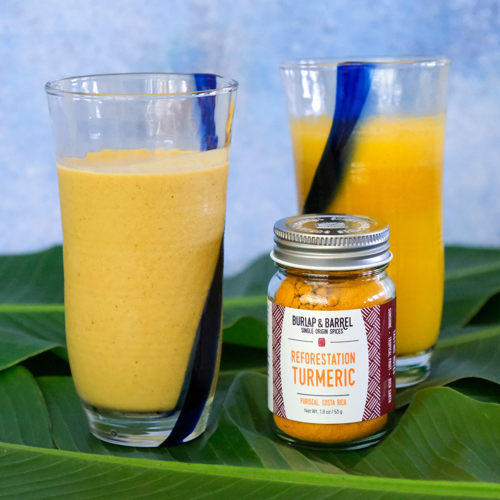 Two Blended Turmeric Drinks