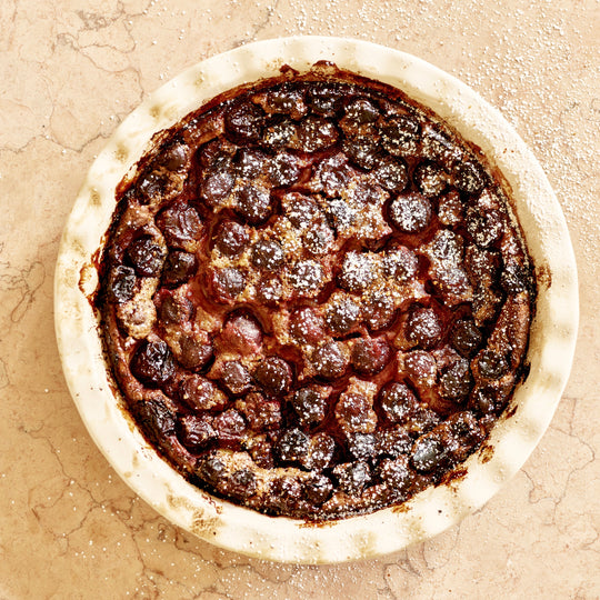 Cherry Clafoutis with Cobanero Chili