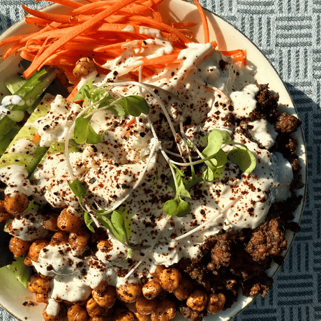 Kebab Spiced Ground Beef Bowl