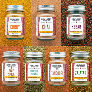 7 spice origin blend collection from Burlap & Barrel