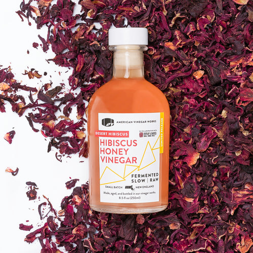 Honey Hibiscus Vinegar
