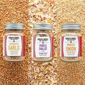 Allium Crunch Trio from Burlap & Barrel