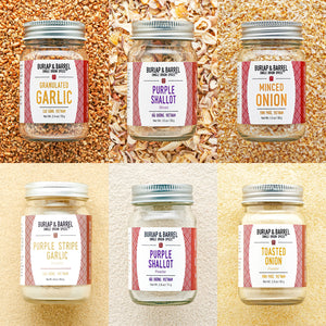 All the Alliums 6-spice set from Burlap & Barrel