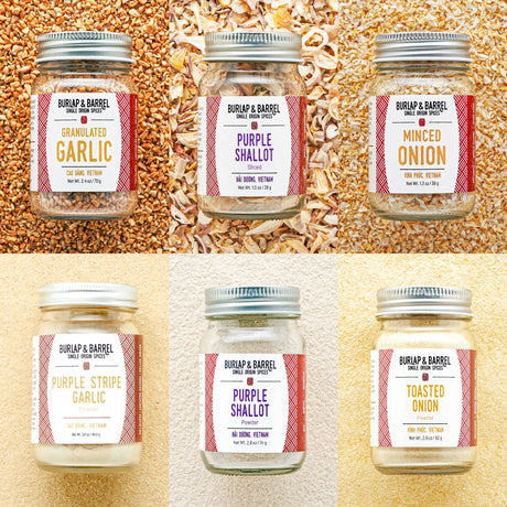 All the Alliums 6-spice set from Burlap & Barrel