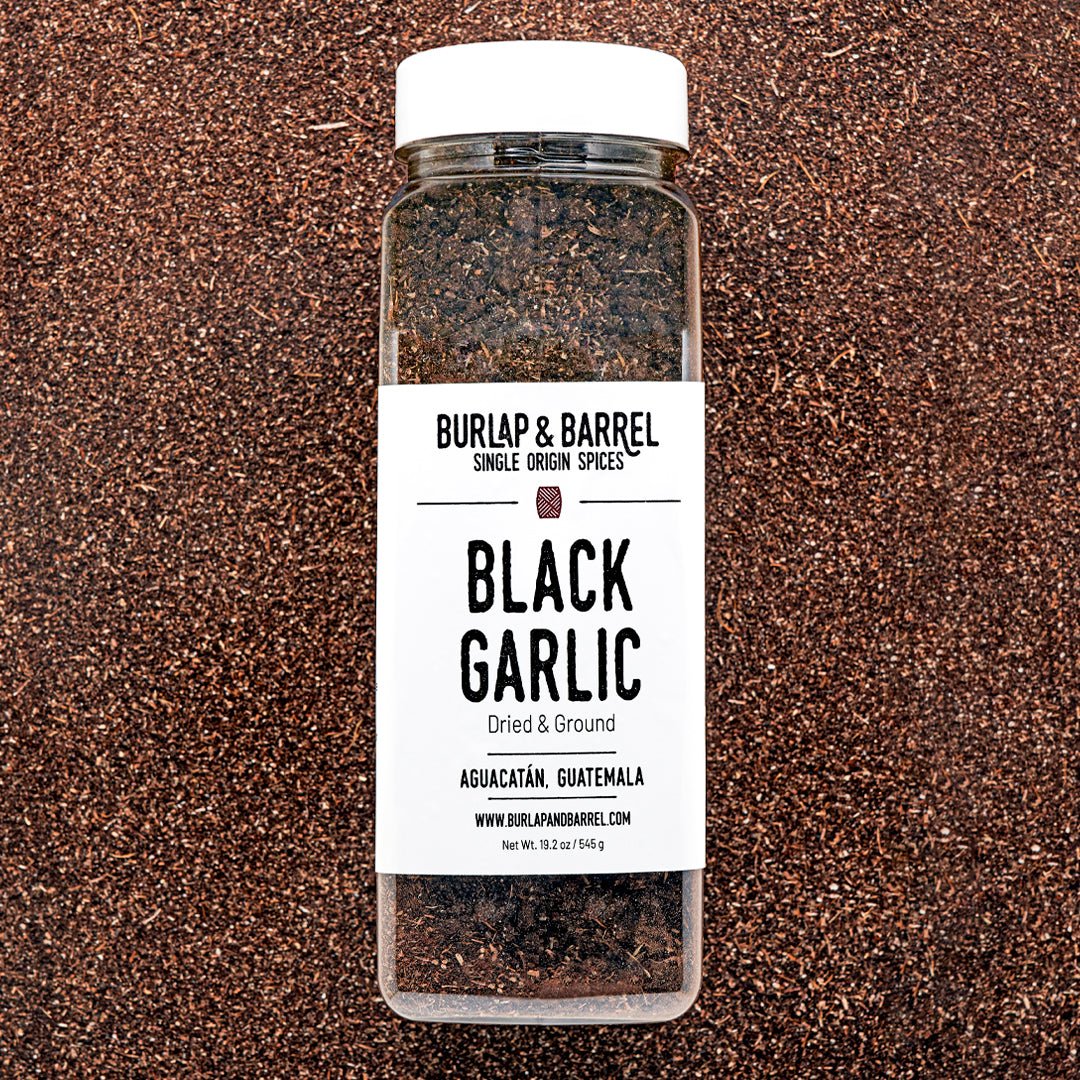 Black Garlic Powder • Rich, Funky & Savory-Sweet | Burlap & Barrel